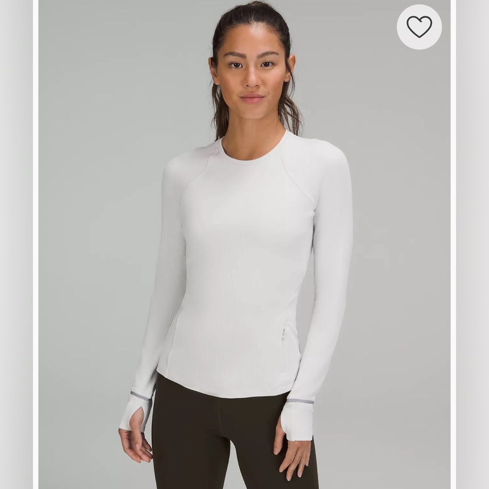 Lululemon It's Rulu Run Ribbed Long-
Sleeve Shirt